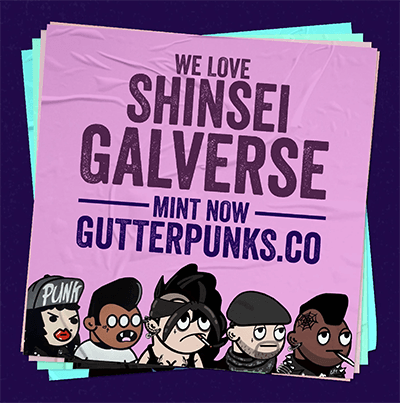 Gutter Punks Flyer - Shinsei Galverse
