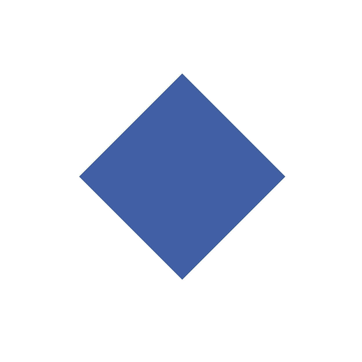 Blue Rhombus