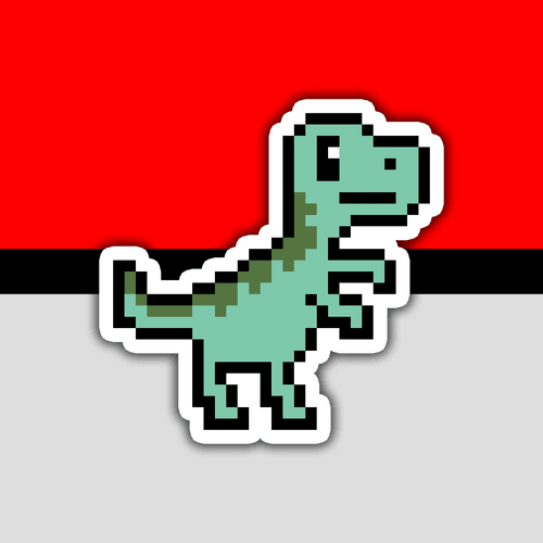 PixelSaurus Rex #0307 [Rare]