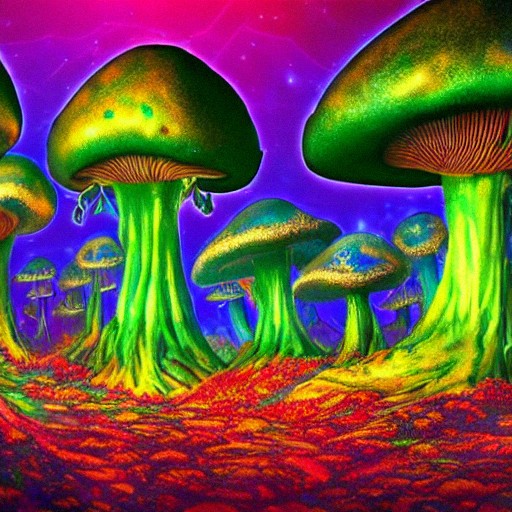 Mushroomed #4712 - Project LSD | OpenSea