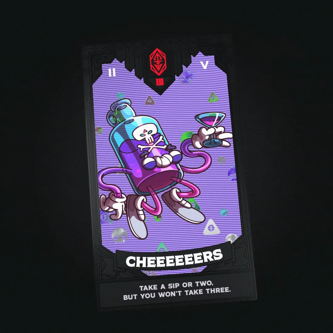 OccultRGB Cursed Card #3 - Cheeeeeers