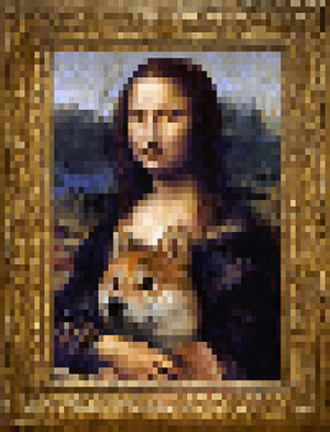 Mona store lisa shiba