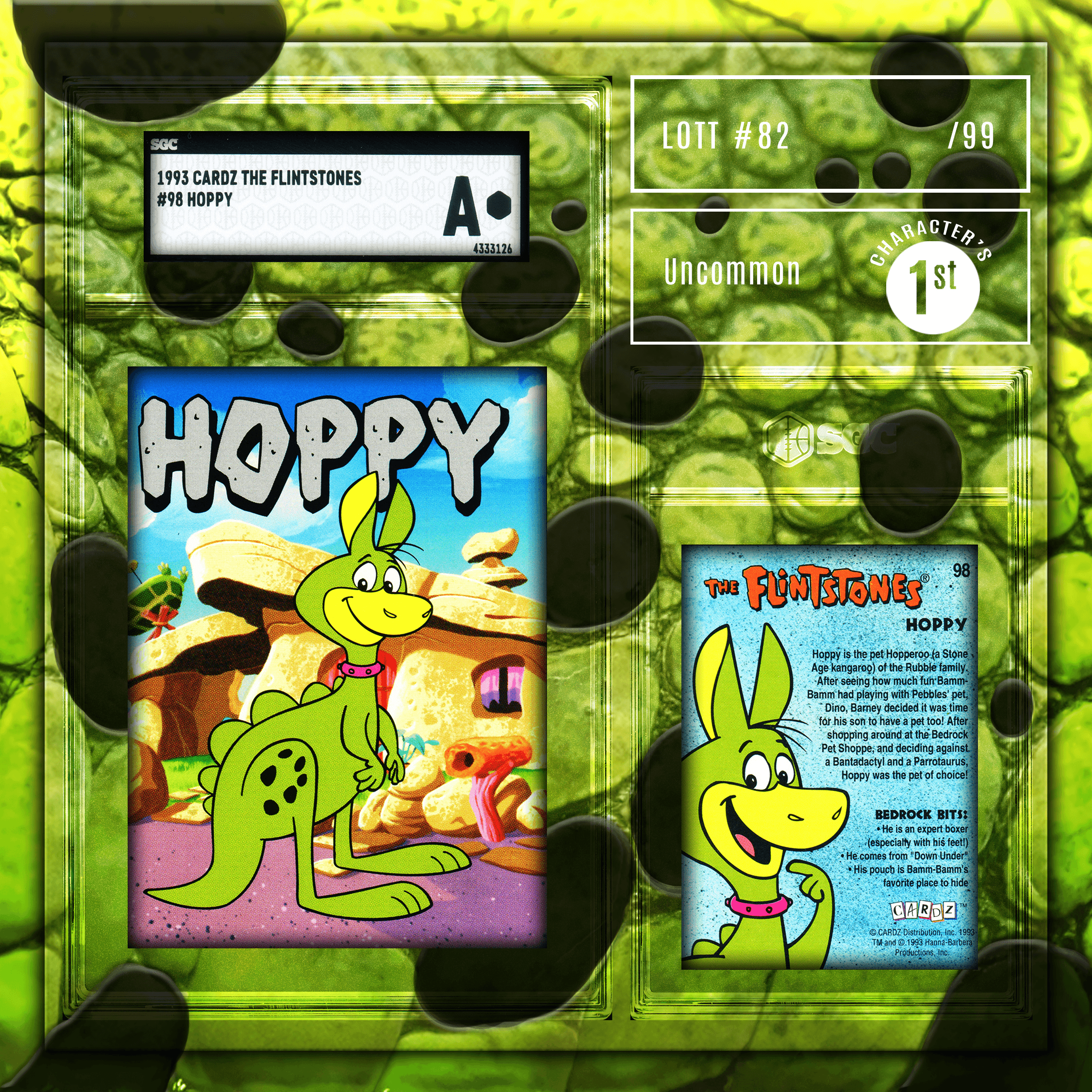 Hoppy - (1993 Cardz - The Flintstones SGC A)