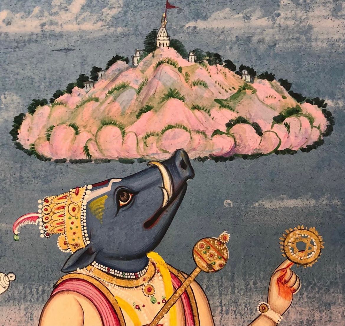 Varaha avatar of the Hindu god Vishnu