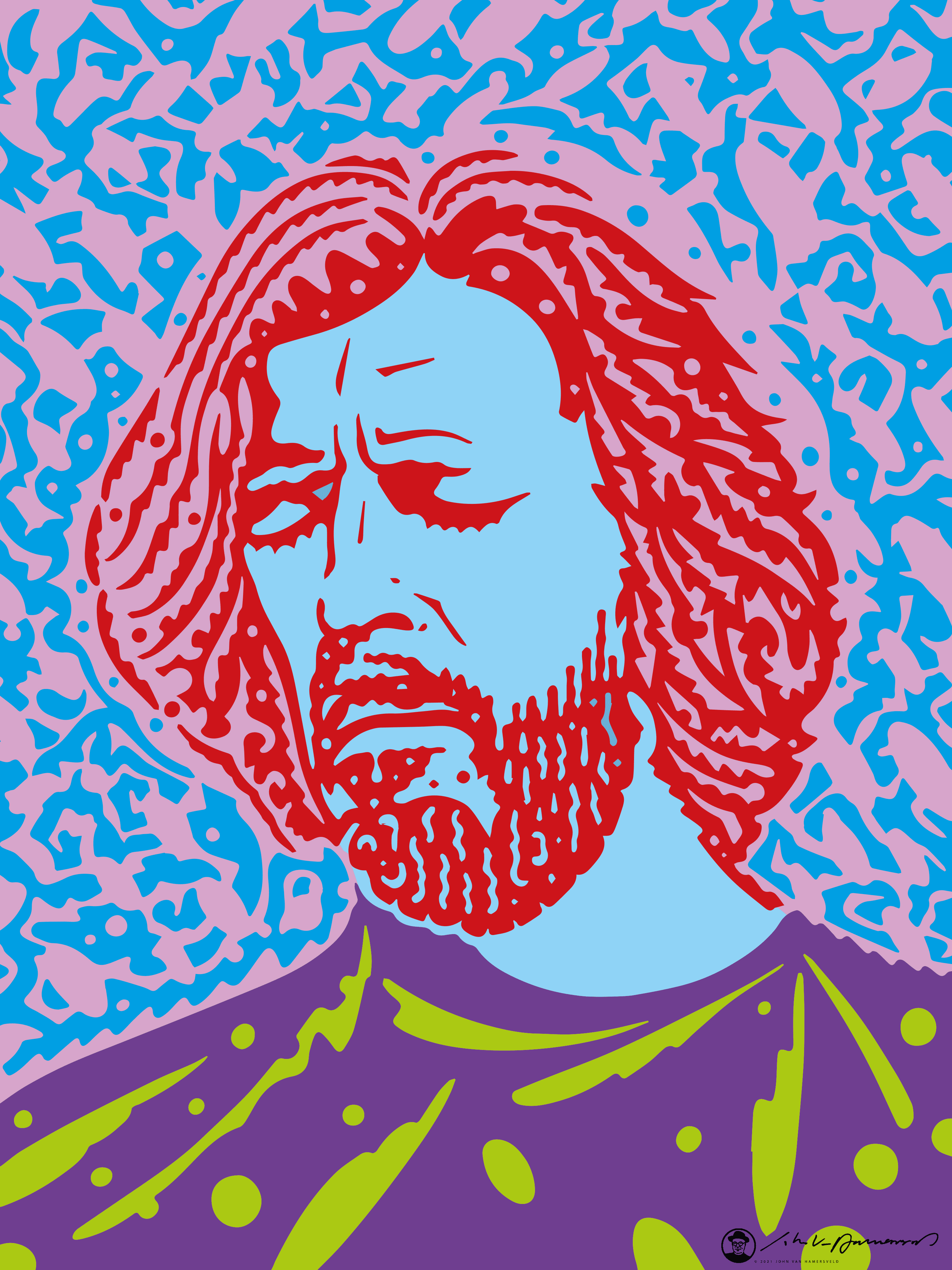 Clapton 02 Still Artwork by John Van Hamersveld #8/10