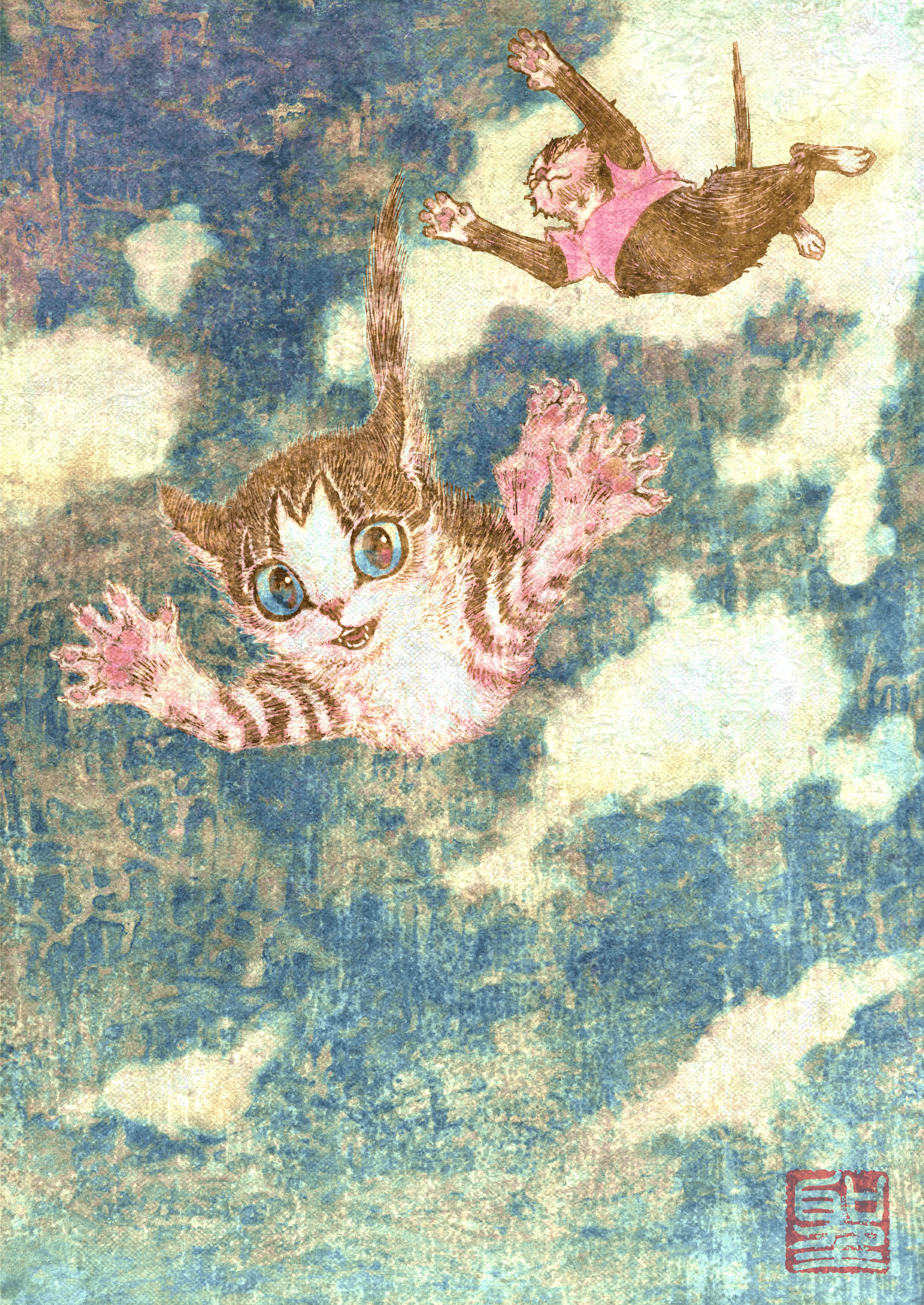 "Cat Skydiving" / キャットスカイダイビング