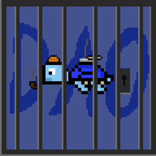 Jail Turtle #1156