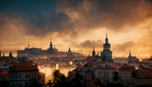 "Prague Skyline"