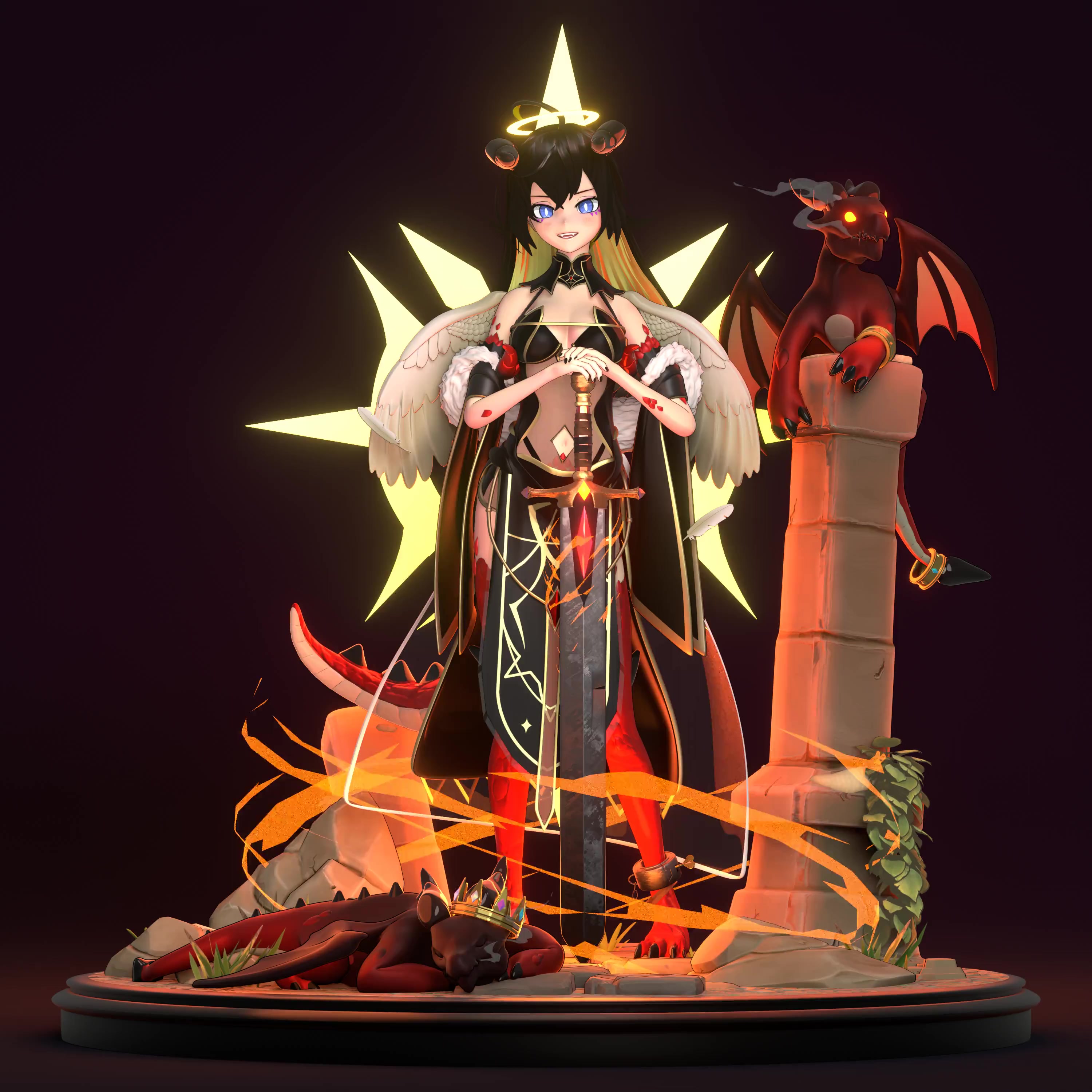 Megami Dragons Goddess #03419