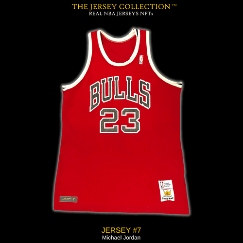 JERSEY 7 - Michael Jordan Chicago Bulls 1986/90