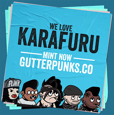 Gutter Punks Flyer - Karafuru