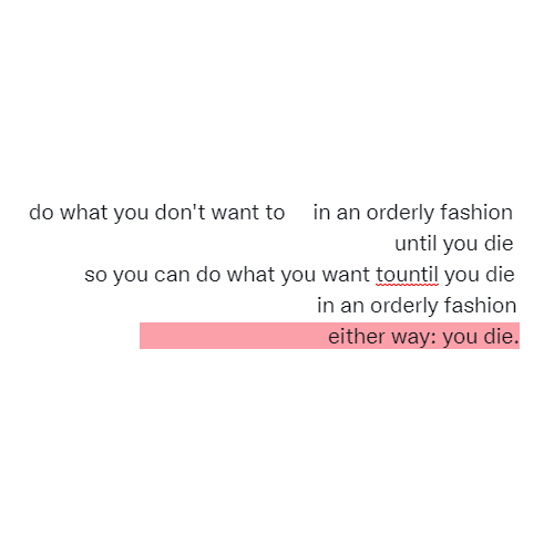 --blood, but--