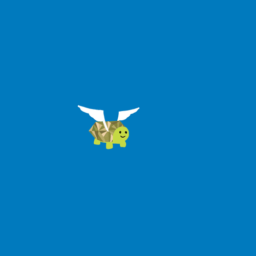 Small Turtle with Diamonds #9
