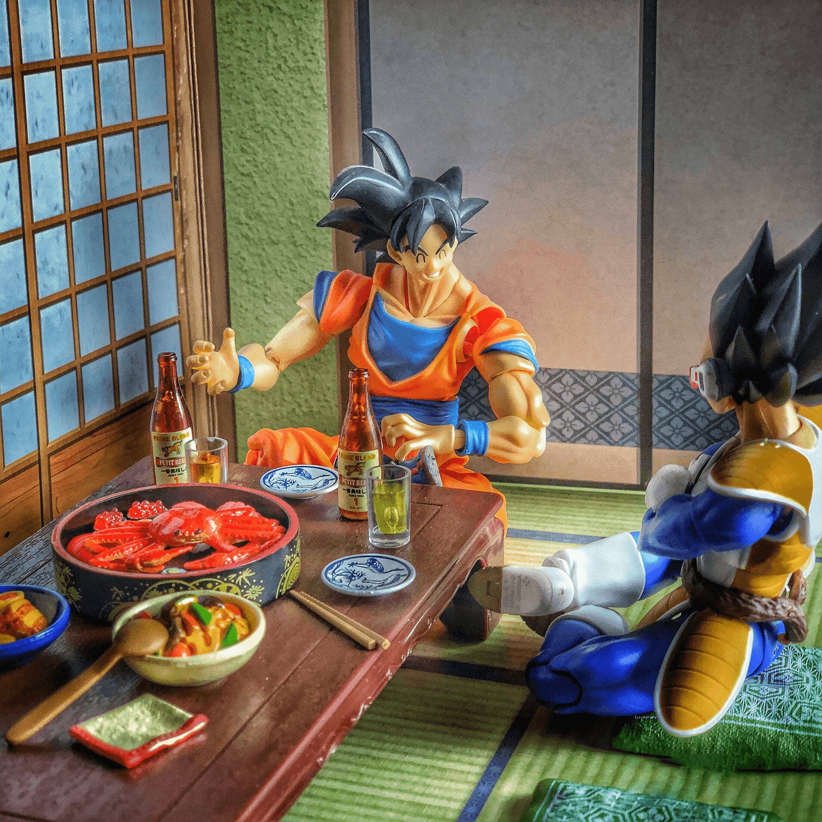 Goku and Vegeta Dinner