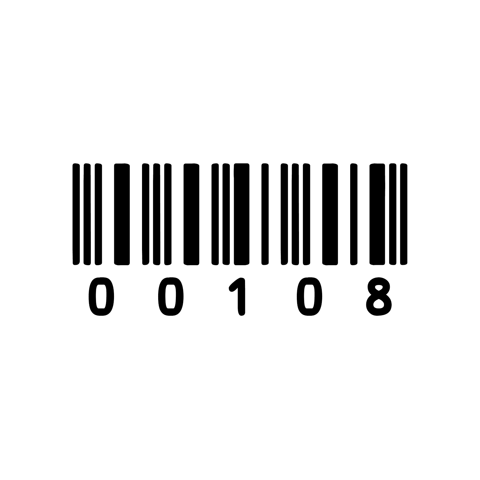10000 Numbers Barcode #108