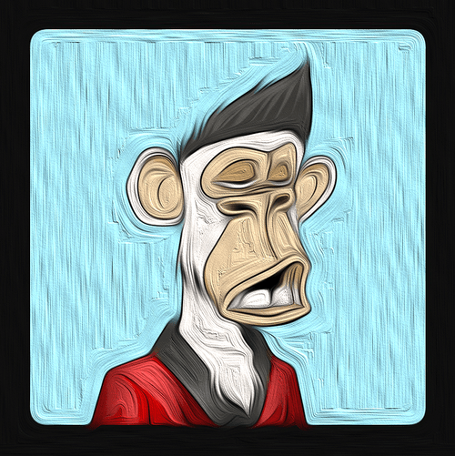 Oil Bored Ape #00169