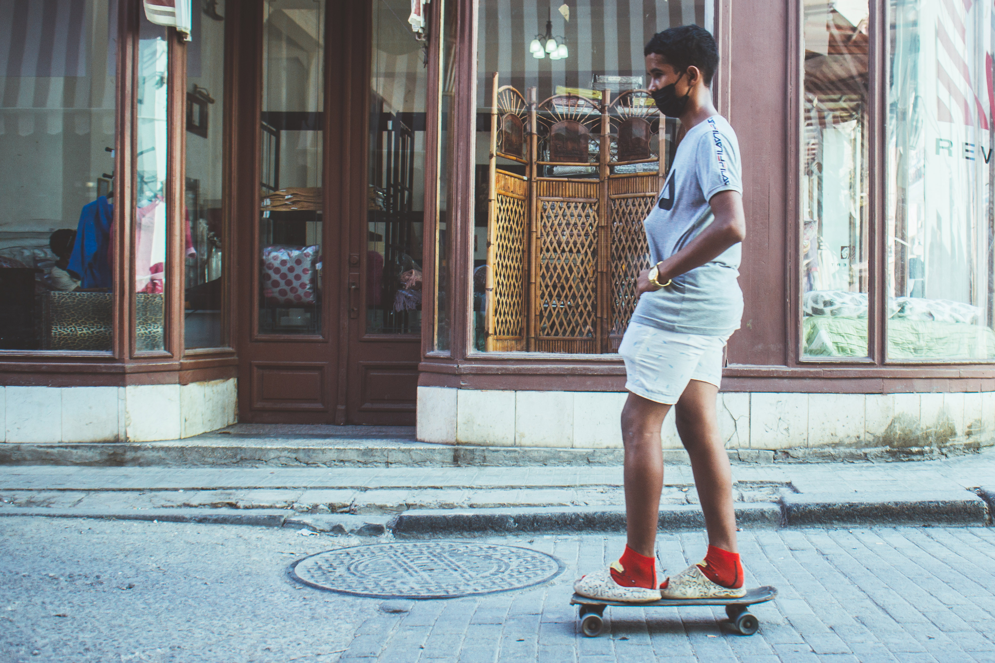 Skateboards in Havana