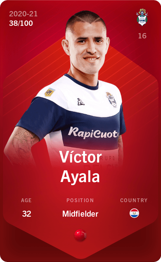 Víctor Ayala 2020-21 • Rare 38/100