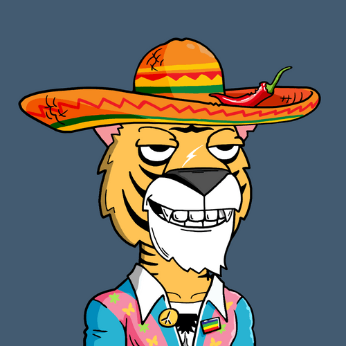 Grouchy Tiger Social Club #9902