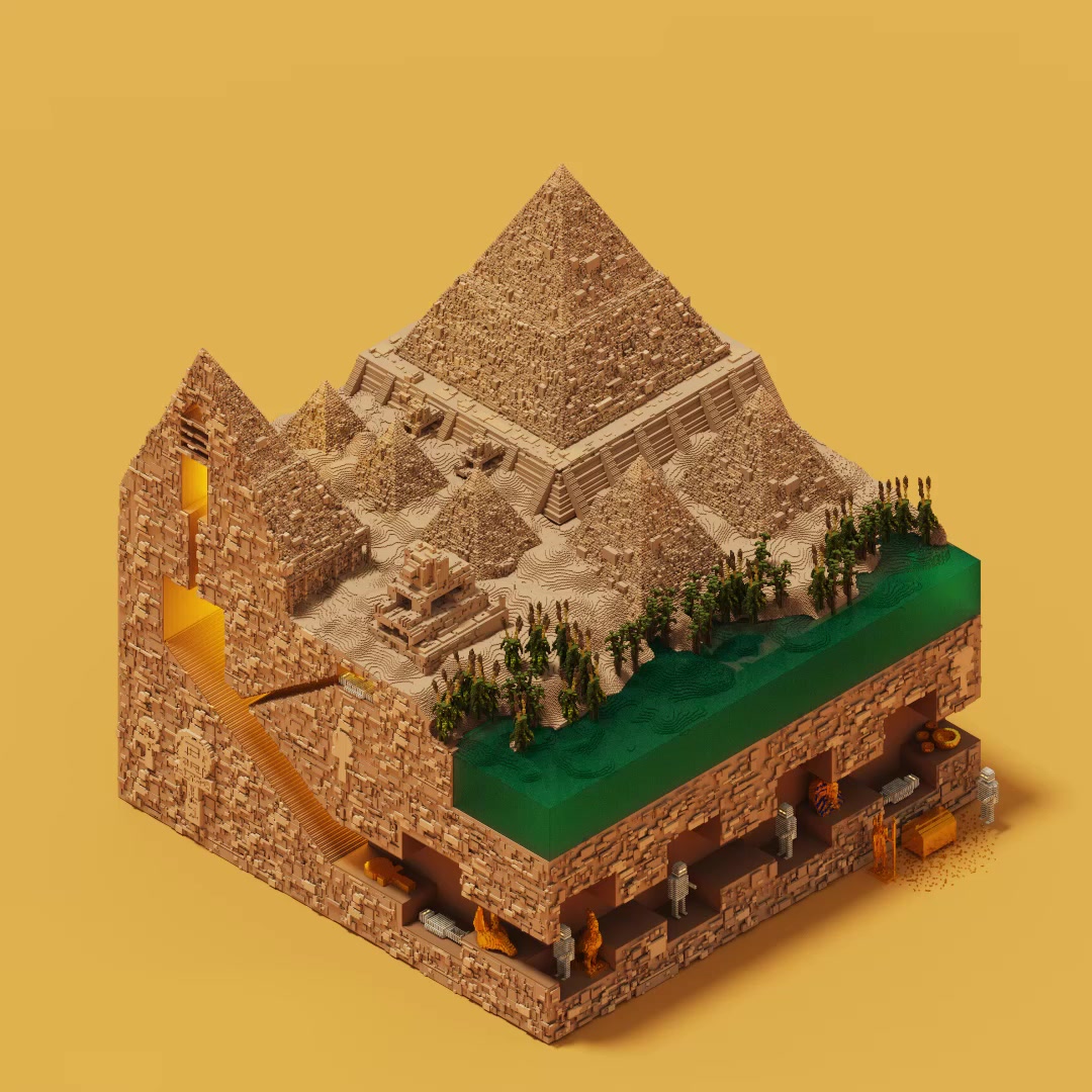 Egyptian Pyramids #MS005