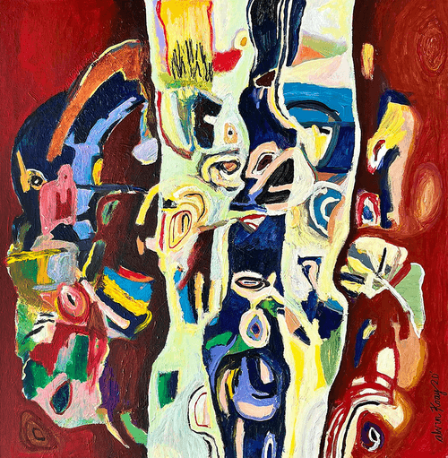 Original Hand-Painted Fine Art NFT by Alvin Koay
