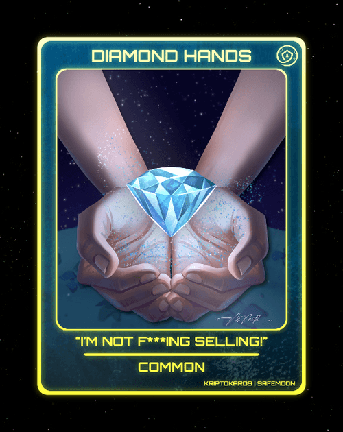 SafeMoon Diamond Hands Card | Common