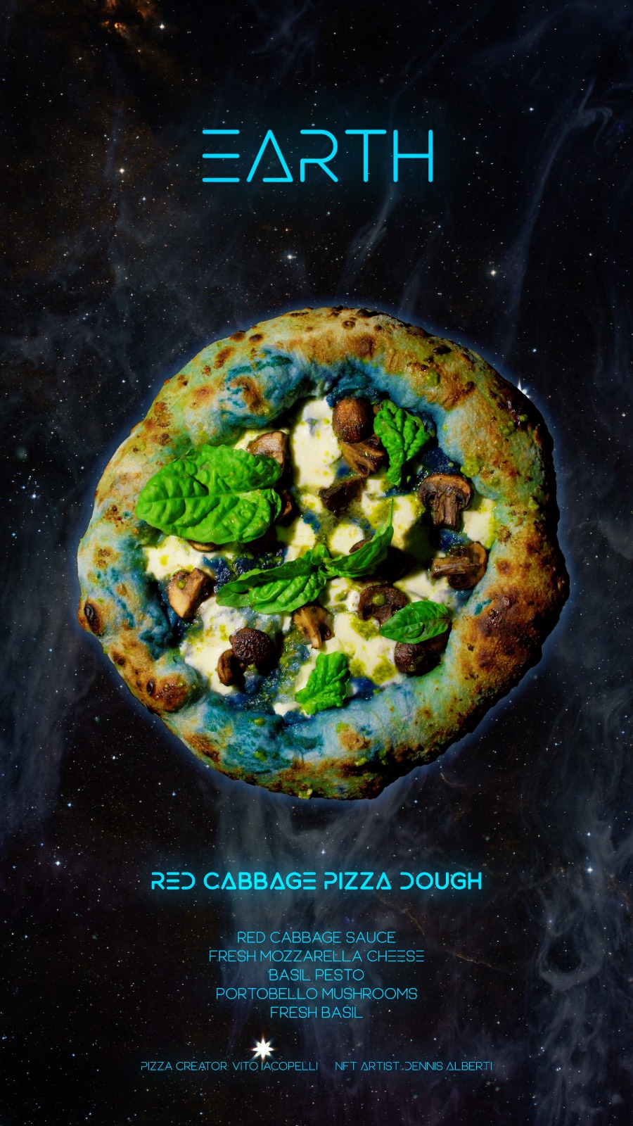 EARTH - Pizza Galaxy by Vito Iacopelli