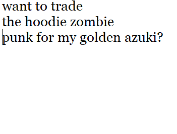 hello want to trade?