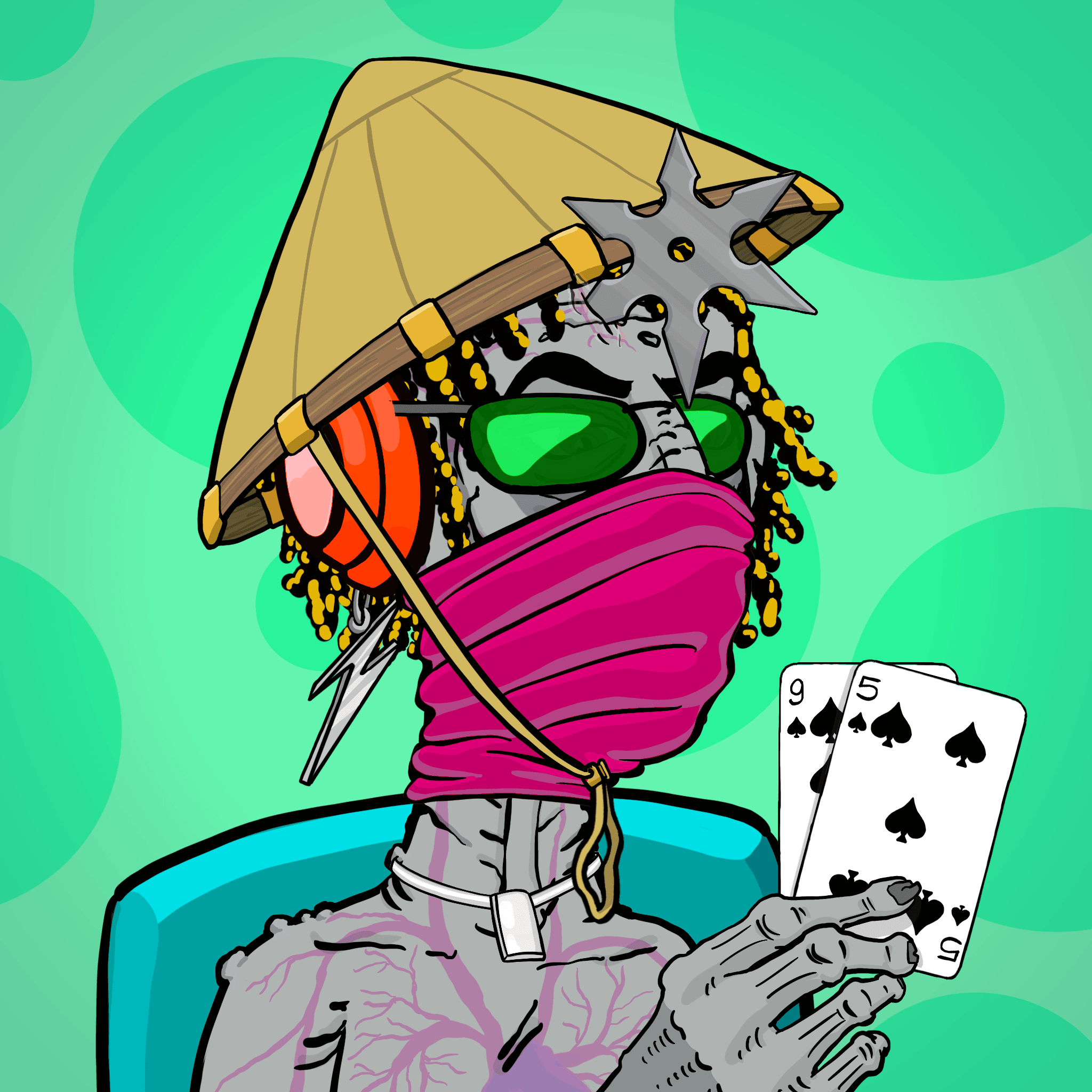 Zombie Poker Freak Gen. #0007