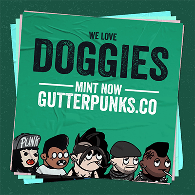 Gutter Punks Flyer - The Doggies
