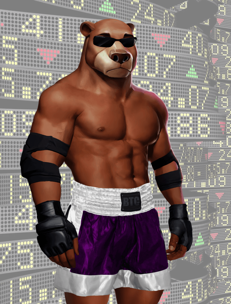 Wall Street Avatar Fighter Bear #158