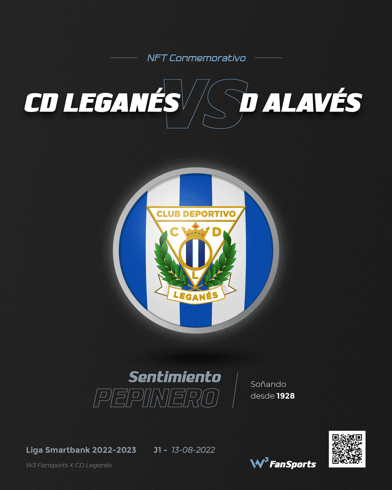 CD Leganés vs D Alavés J1 13/08/2022 - Conmemorativo