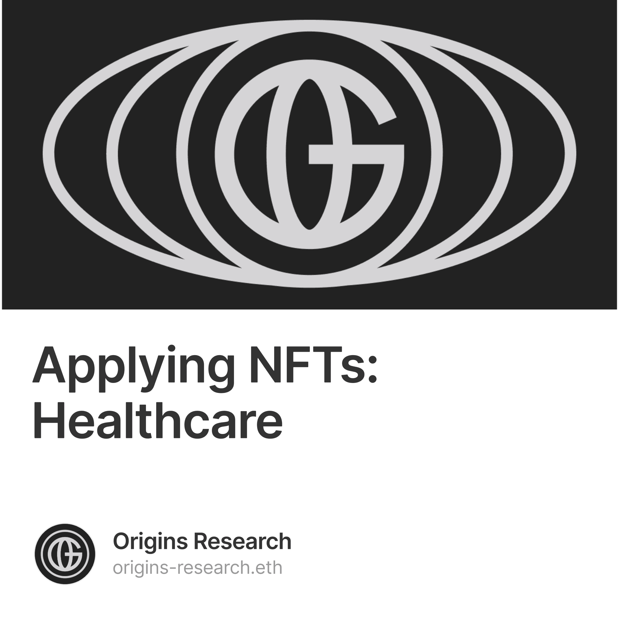 Applying NFTs: Healthcare 1/500
