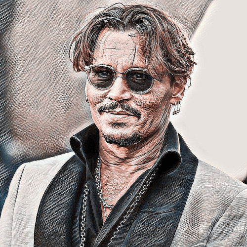 Acrylic #133 - Johny Depp