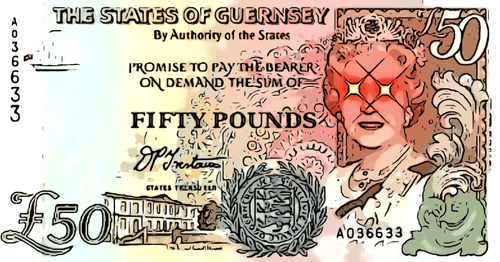 F*CK 50 Guernsey Pound