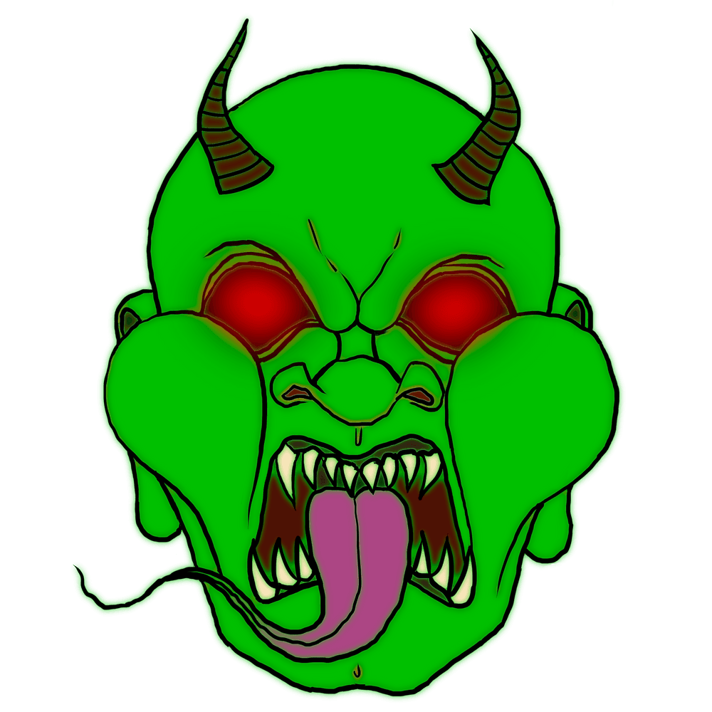 Green Demon Red Eyes - Spectrum of Demons | OpenSea