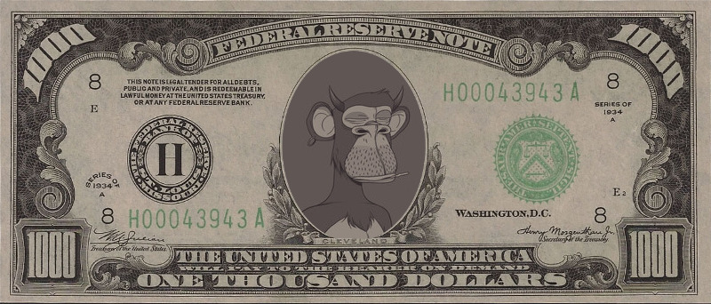 Ape Federal Reserve Note