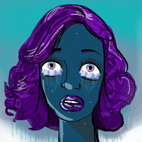 The Blue Woman, 005 the Jellyfish Series