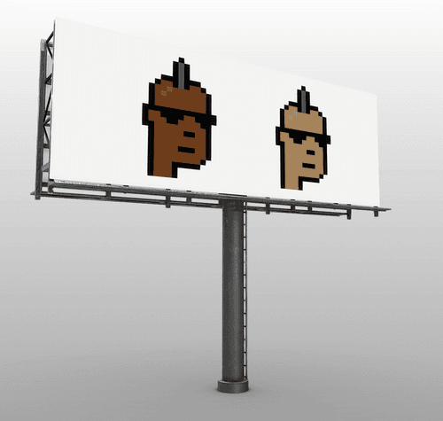 Billboard - CryptoPunks #5909 & #5329