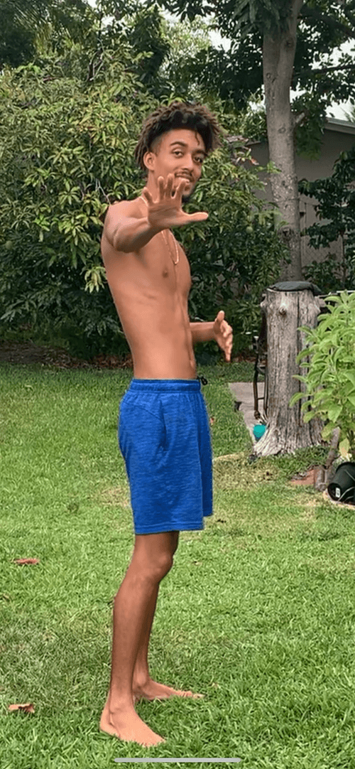 me about to do some parkour