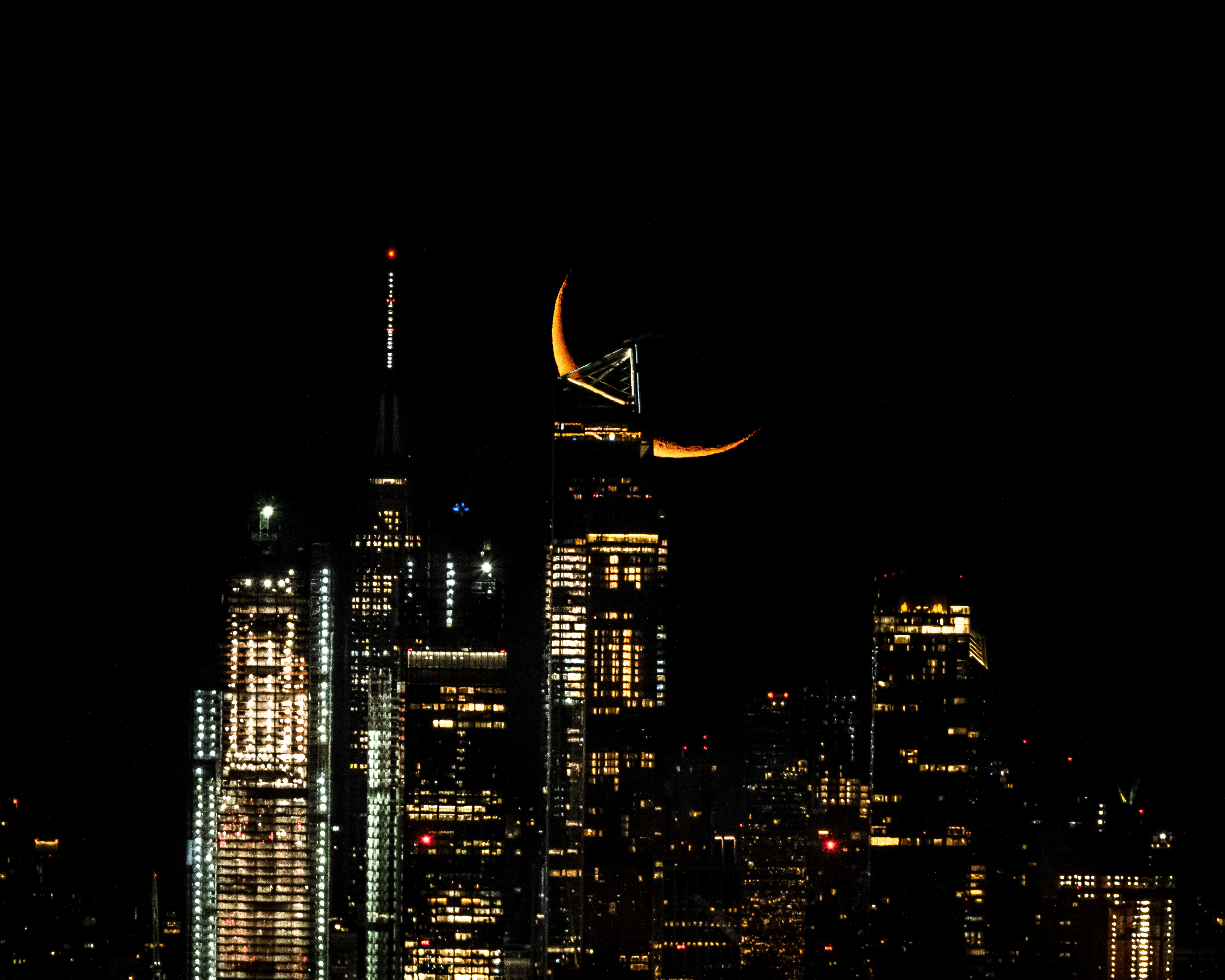 Mack the Knife Moon Over New York City by Dennis Maida