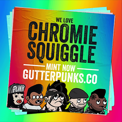 Gutter Punks Flyer - Chromie Squiggles