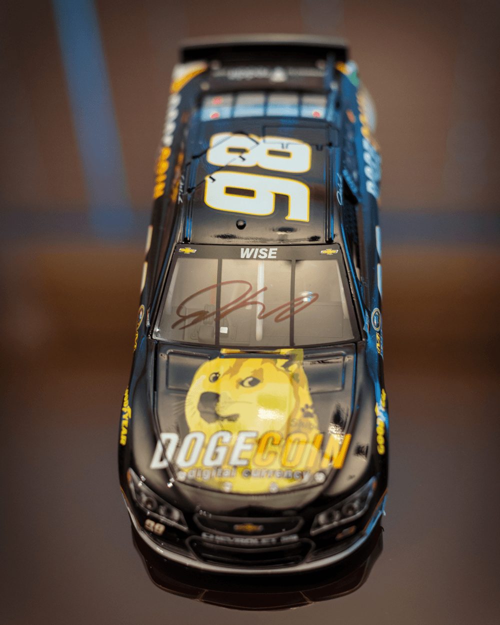 Dogecoin store nascar diecast