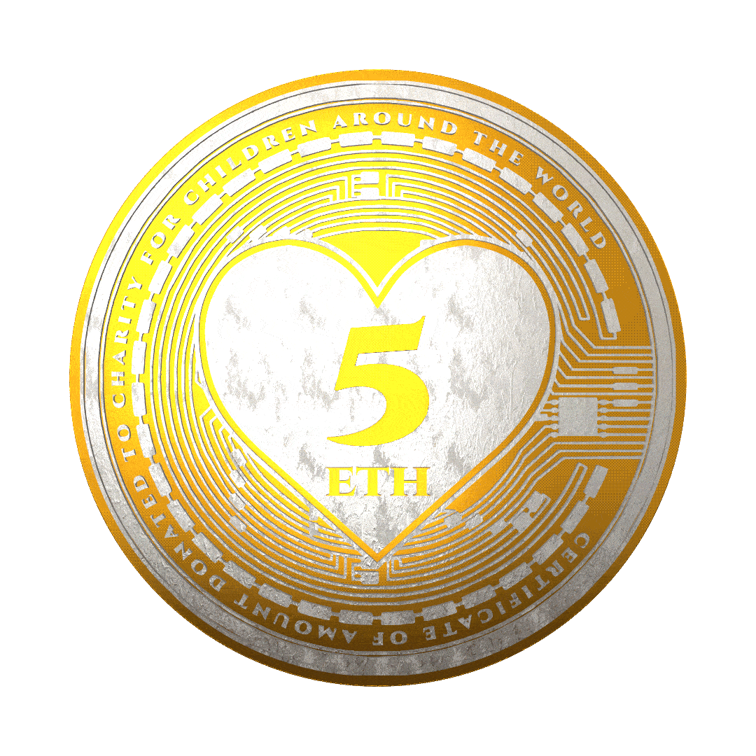 Crypto Charity - Platinum Medallion