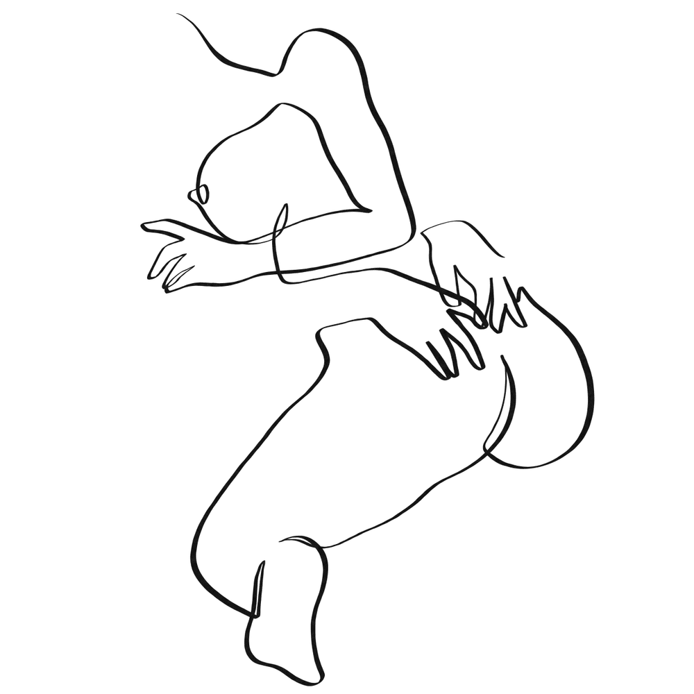 Cowgirl on the chair sex position one line art #26 - Erotic Originals |  OpenSea