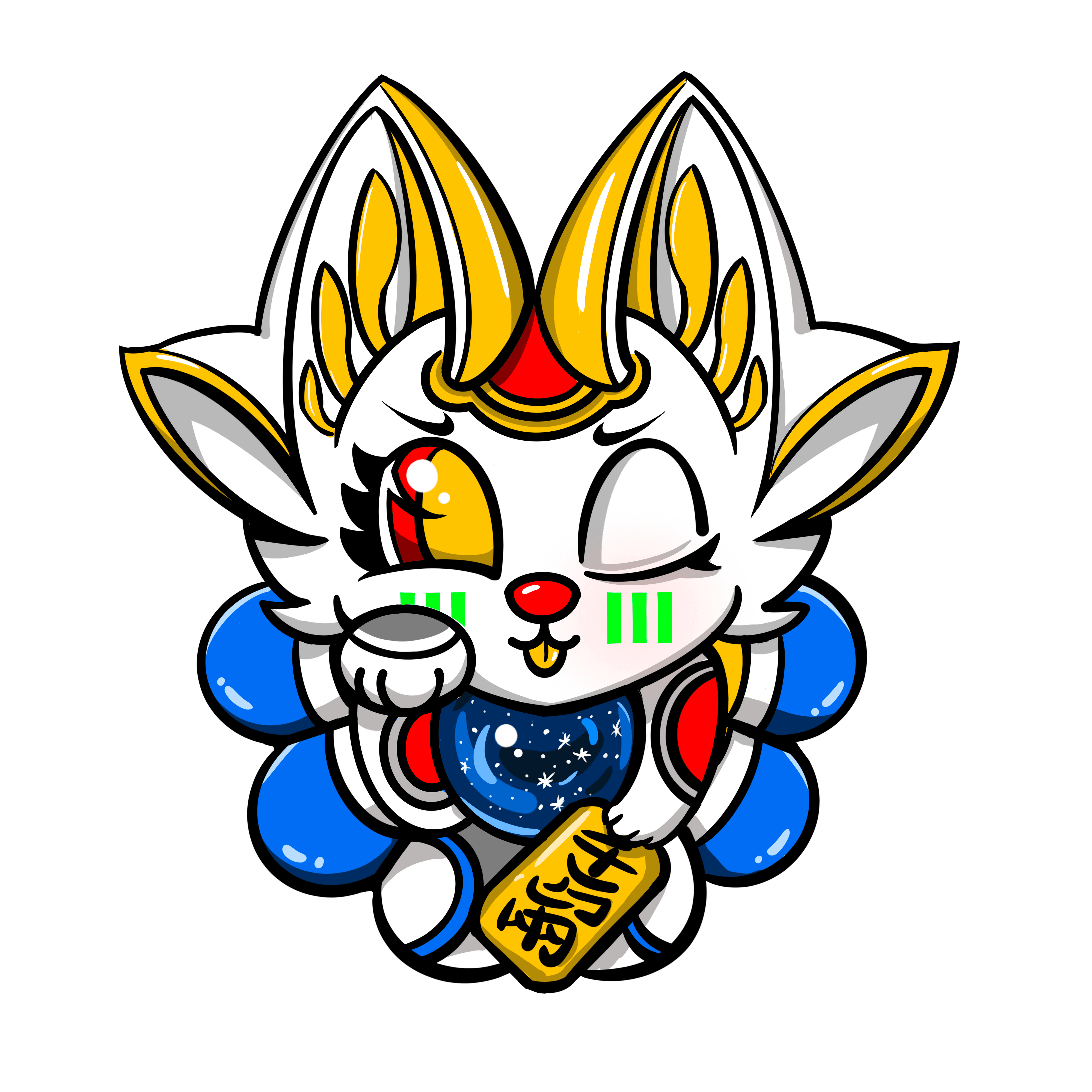 9 Tails Lucky Cat - 005 - EUNICE