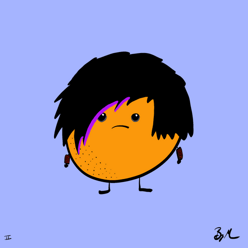 #76 Lennon, the Emo Orange