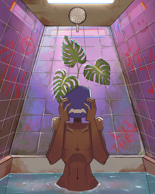 Monstera's Bath