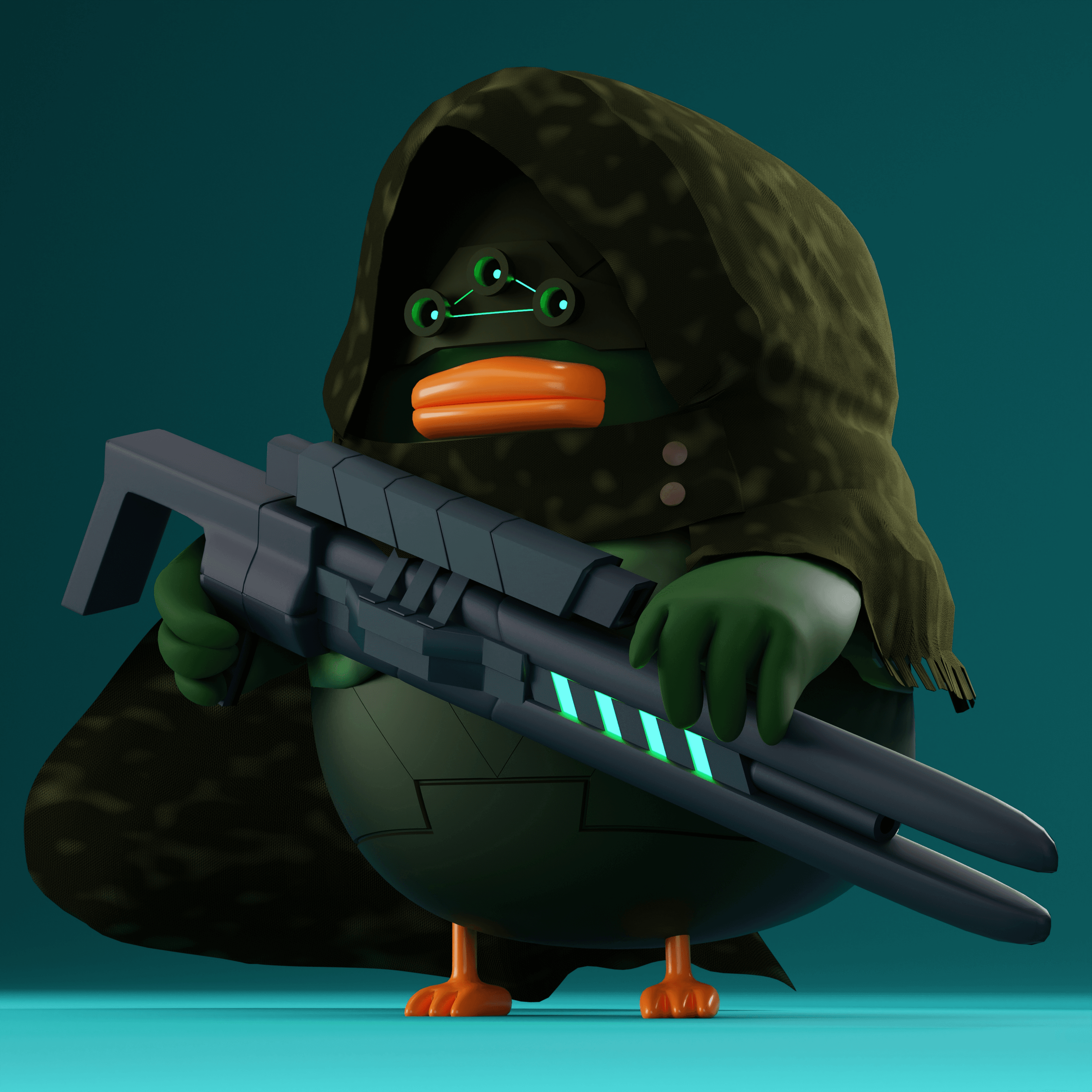 Green duck | Sniper #09/16