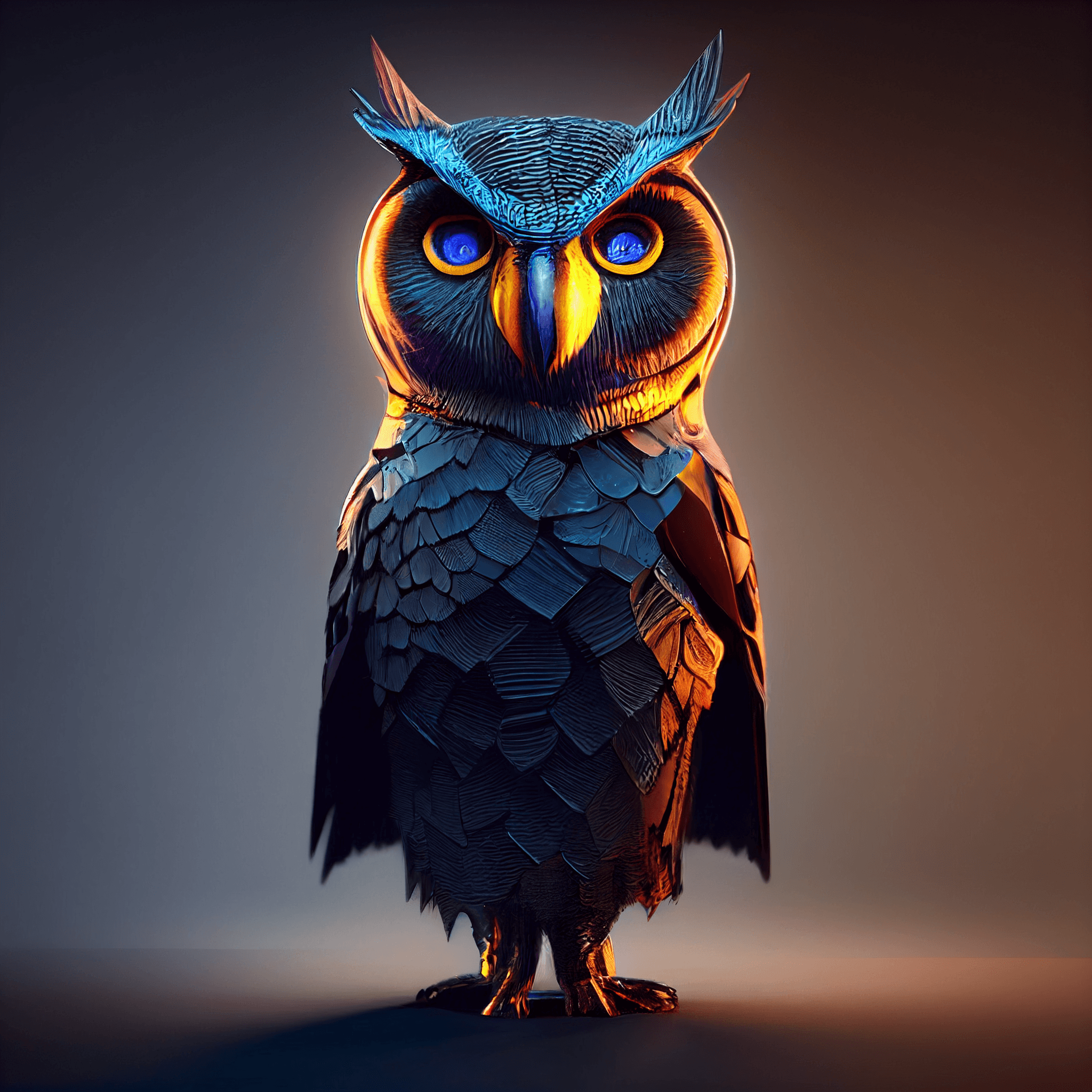 Strange Owl Portre One